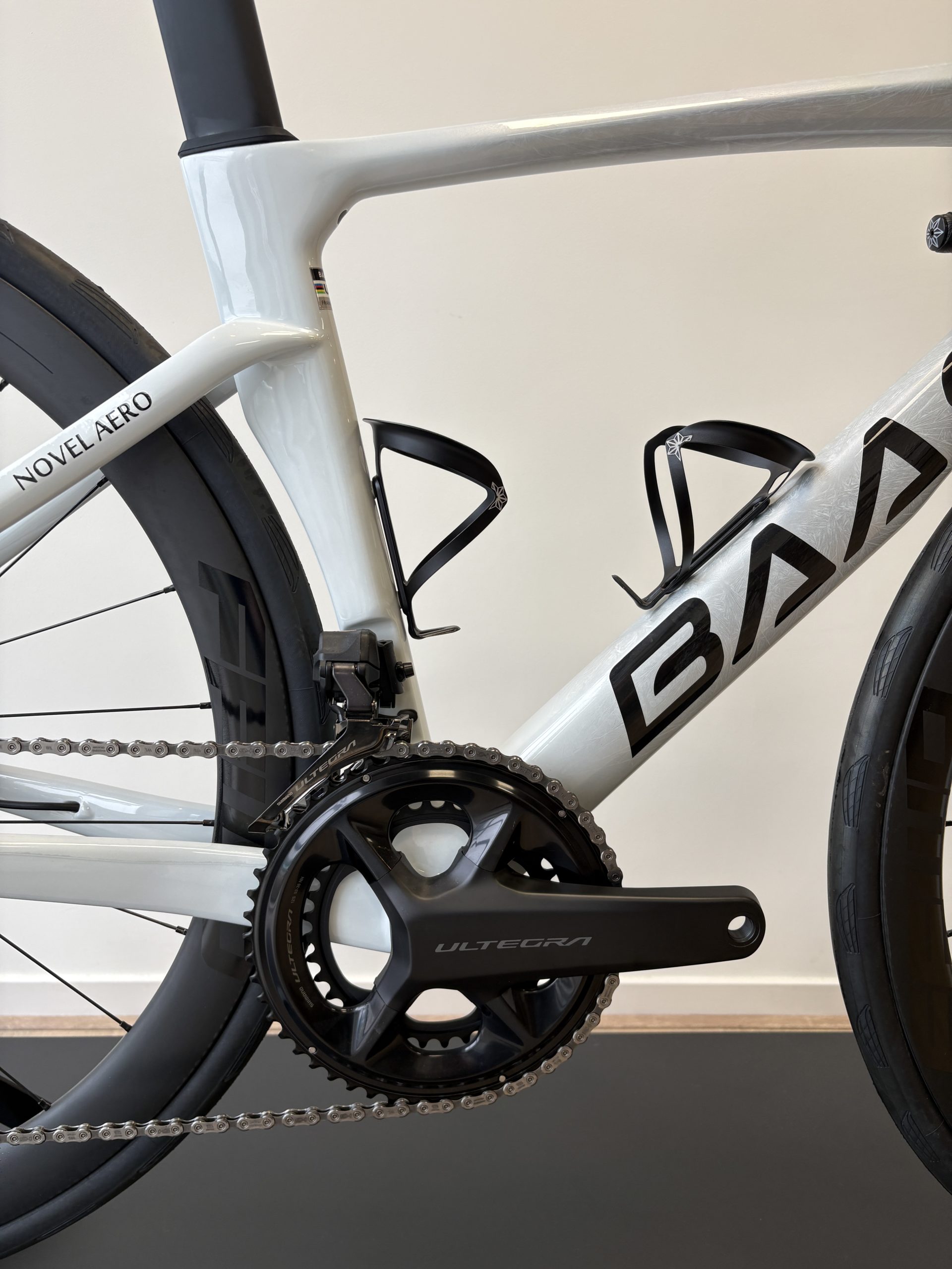 BAAS Novel Aero S - Crystalized Silver White Ultegra Di2 - Afbeelding 8